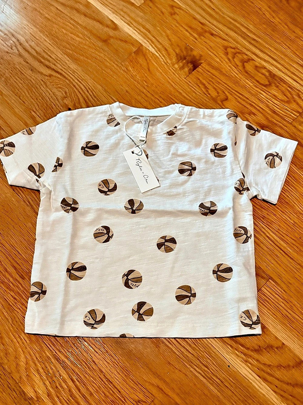 Rylee + Cru Basketball Tee Short Sleeve 18-24 months NWT